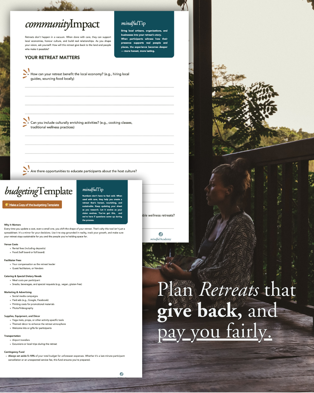 Mindful Retreat Blueprint – Early Bird Special
